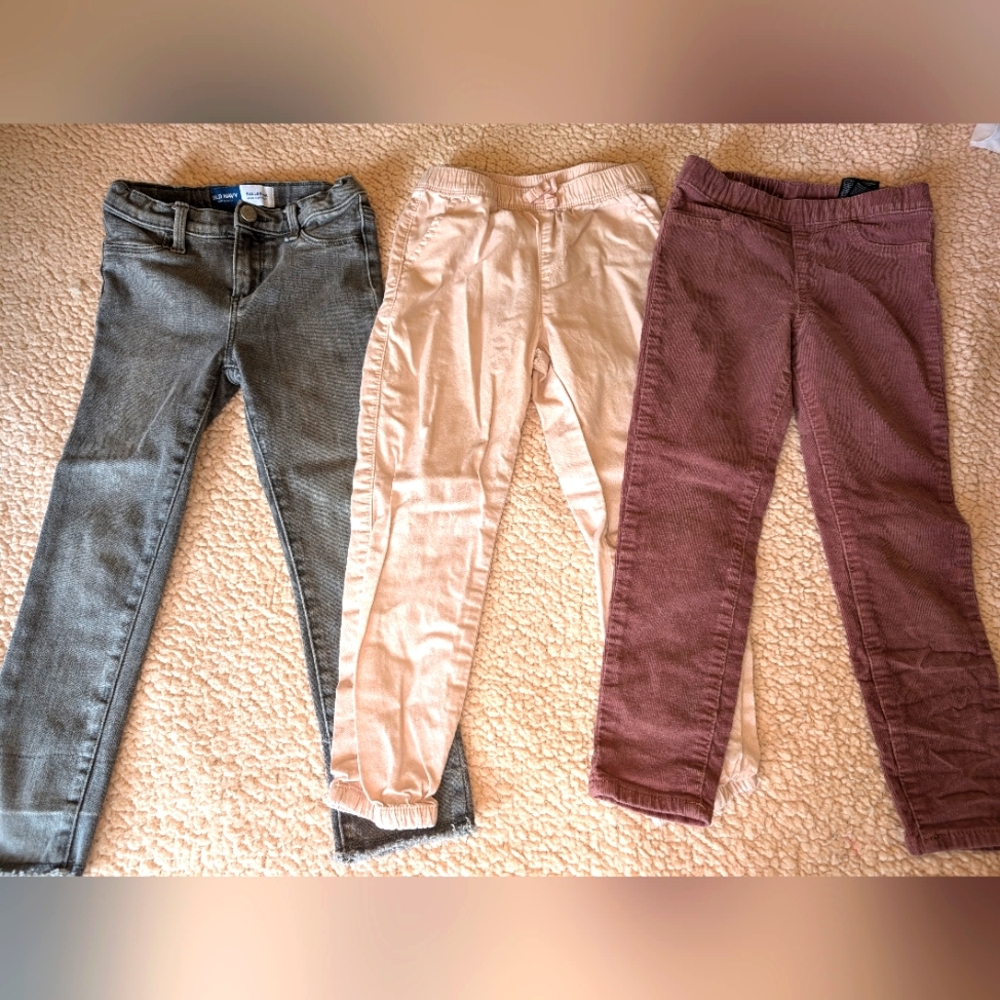 3 Pairs Girls 5T Pants